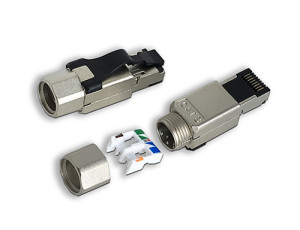 XLR-8 Category 8 RJ45 Shielded Plug (8-9.2mm Jacket Size)